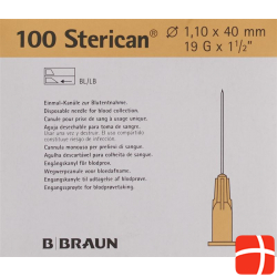 Sterican Nadel 19g 1.10x40mm Elfenb Luer 100 Stück