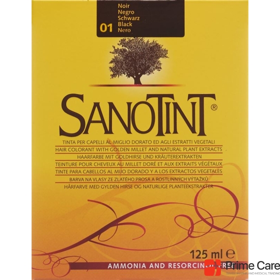 Sanotint Hair color 01 black buy online