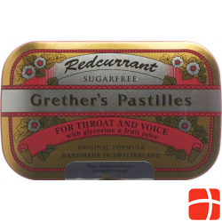 Grether’s Pastilles Redcurrant Zuckerfrei Dose 110g