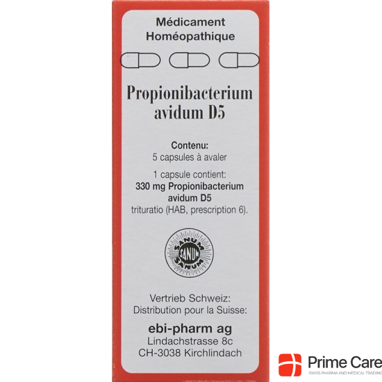 Propionibacterium Avidum Kapseln D 5 5 Stück buy online