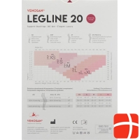Venosan Legline 20 A-d M Sahara 1 pair