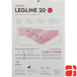 Venosan Legline 20 A-ghz M Sahara 1 Paar