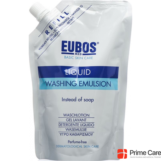 Eubos Seife flüssig Unparfümiert Blau Refill 400ml buy online