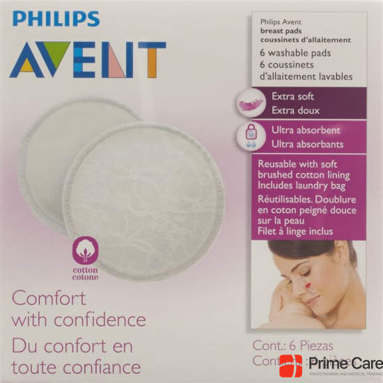 Avent Philips Stilleinlagen Waschbar 6 Stück buy online