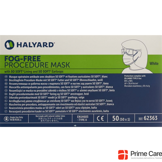 Tecnol Procedure Mask Sosoft Weiss Typ II 50 Stück buy online