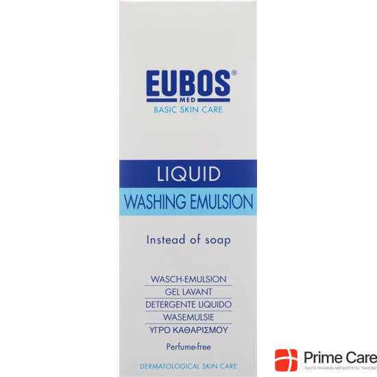 Eubos Seife Liquid Unparfümiert Blau Dosierspender 400ml buy online