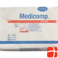 Medicomp Extra Vlieskompressen 10x20cm Nicht Steril 100 Stück
