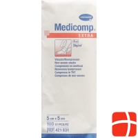 Medicomp Extra Vlieskompressen 5x5cm Nicht Steril 100 Stück