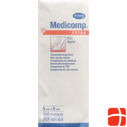 Medicomp Extra Vlieskompressen 5x5cm Nicht Steril 100 Stück