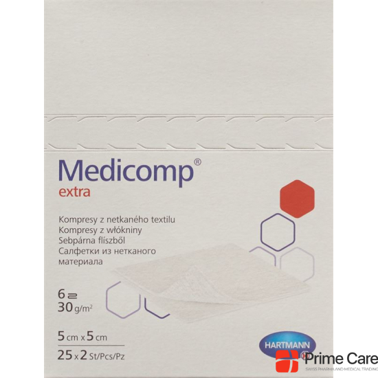 Medicomp Extra 6 Fach S30 5x5cm St 25x 2 Stück buy online