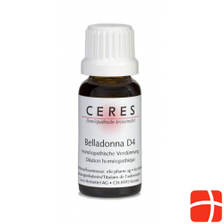 Ceres Belladonna D 4 Dilution 20ml