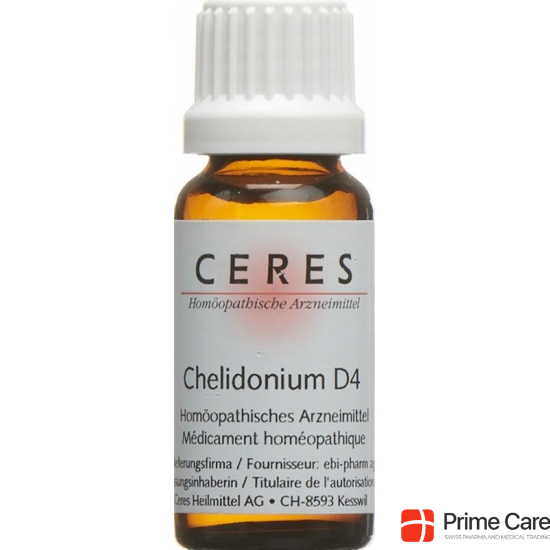 Ceres Chelidonium D 4 Dilution 20ml buy online