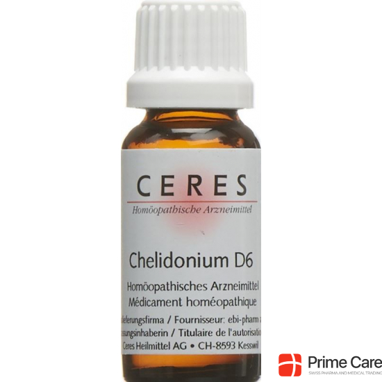 Ceres Chelidonium D 6 Dilution 20ml buy online