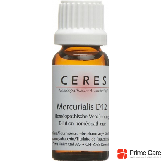 Ceres Mercurialis D 12 Dilution 20ml buy online