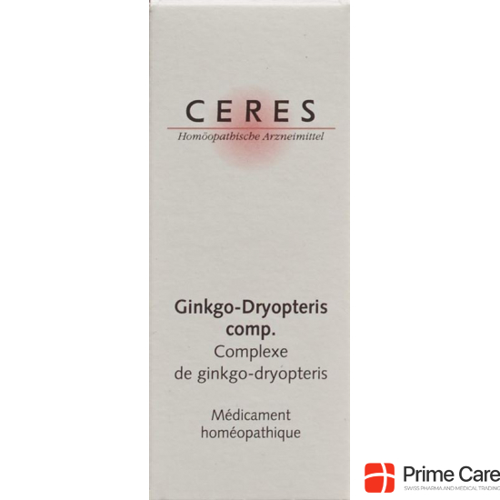 Ceres Ginkgo Dryopteris Comp Tropfen 20ml buy online