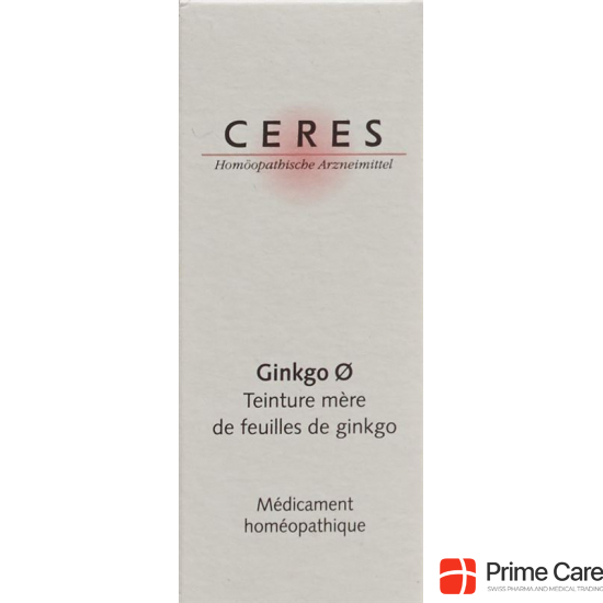 Ceres Ginkgo Urtinktur 20ml buy online