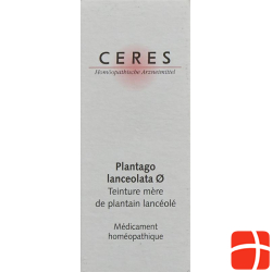 Ceres Plantago Lanceolata Urtinkt 20ml