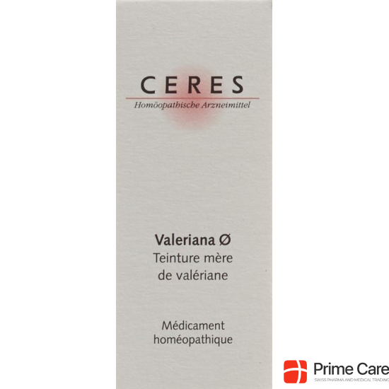 Ceres Valeriana Urtinktur 20ml buy online