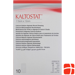 Kaltostat Kompressen 7.5x12cm Steril 10 Stück