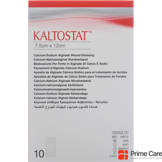 Kaltostat Kompressen 7.5x12cm Steril 10 Stück buy online