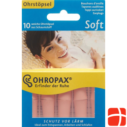 Ohropax Soft Foam plug 10 pieces