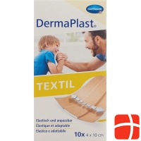 Dermaplast Textil 4cmx10cm 10 Plasters