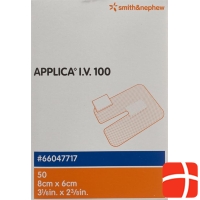 Applica I.v.100 Kanülenfix 8x6cm M Polster 50 Stück