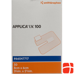 Applica I.v.100 Kanülenfix 8x6cm M Polster 50 Stück