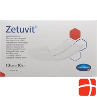 Zetuvit Absorptionsverband 10x10cm 30 Stück