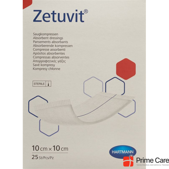 Zetuvit Absorptionsverband 10x10cm buy online