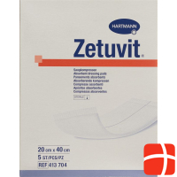 Zetuvit Absorptionsverband 20x40cm Steril 5 Stück