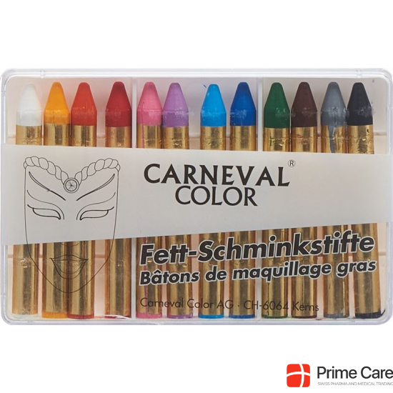 Carneval Color Grease make-up pencils assorted 12 pieces buy online
