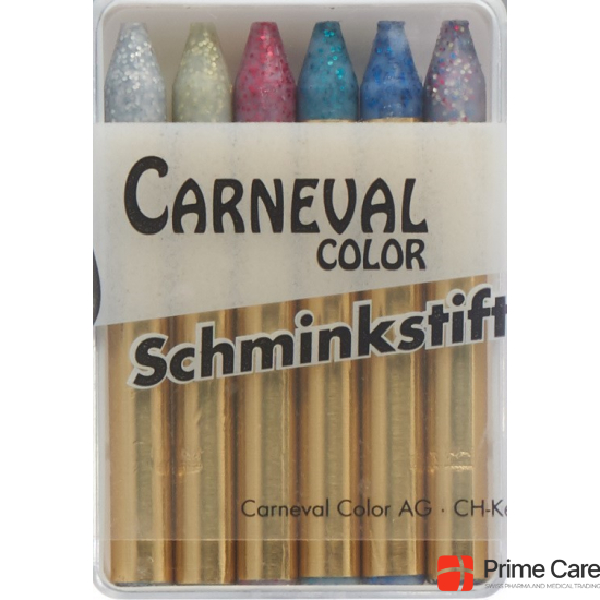 Carneval Color Fettschminkstifte Glimmernd 6 Stück buy online
