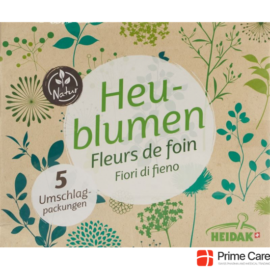 Heidak Heublumen für Wickel 5 Beutel 50g buy online