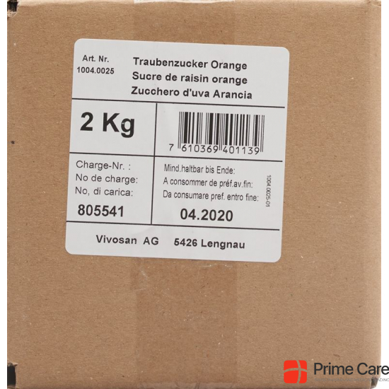 Vivosan Traubenzucker Orange 2kg buy online