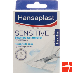 Hansaplast Sensitive Schnellverband 10cm x 6cm 10 Stück