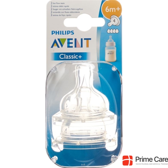 Avent Philips Milch Sauger 4 Loch Airflex 2 Stück buy online