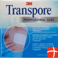 3M Transpore Fixierpflaster 25mm x 5m transparent Refill