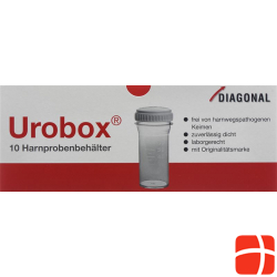 Urobox Harnprobenbehaelter 60ml Keimfrei 10 Stück