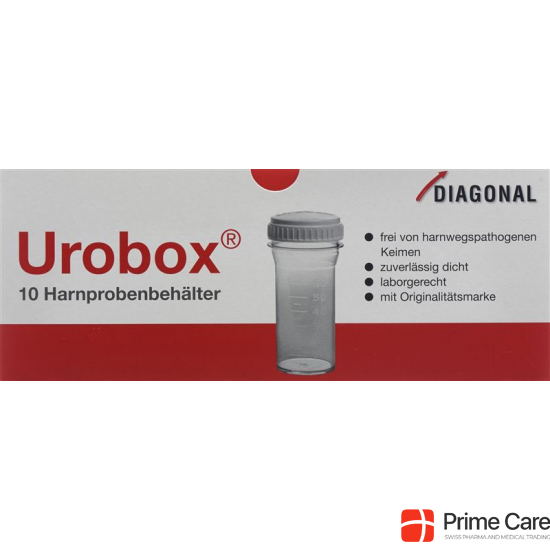 Urobox Harnprobenbehaelter 60ml Keimfrei 10 Stück buy online