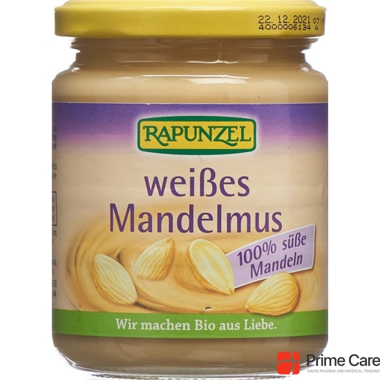 Rapunzel Mandelmus Weiss Bio Glas 250g buy online