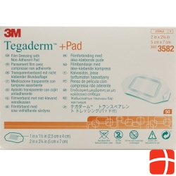 3M Tegaderm + Pad 5x7cm / Wundkissen 2.5x4cm 50 Stück