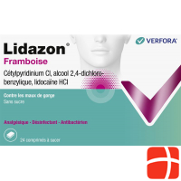 Lidazon Himbeer 24 Lutschtabletten