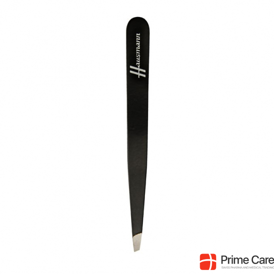 Hausmann tweezers slanted black buy online