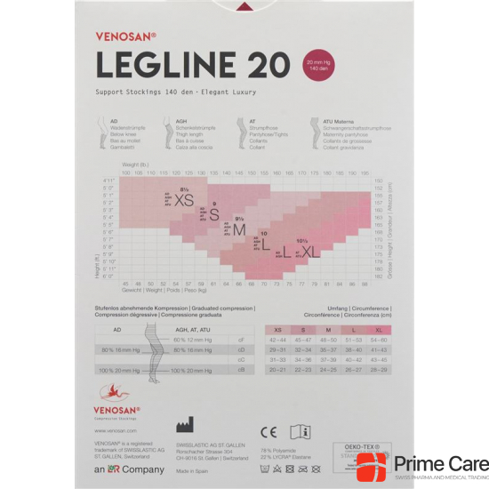 Venosan Legline 20 A-ghz XS Sahara 1 Paar buy online