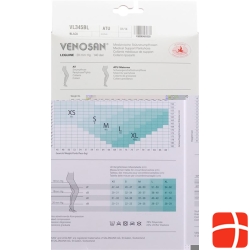 Venosan Legline 20 A-tm XS Black 1 Paar