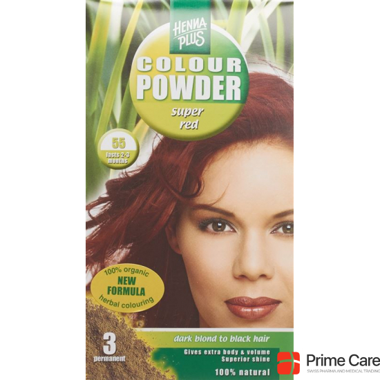 Henna Plus Color Powder 55 Super Rot 100g buy online