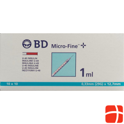 BD Microfine+ U40 Insulin Spritze 100x 1ml