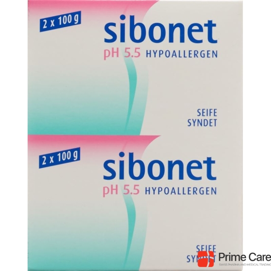 Sibonet Seife Ph 5.5 Hypoallergen 2x 100g buy online