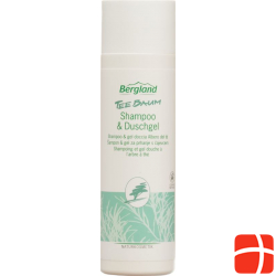 Bergland Teebaum Shampoo und Duschgel Tube 200ml